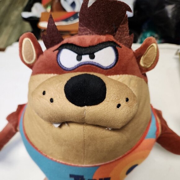 Space Jam A New Legacy  Plush Cuddle Pillow Buddy Taz RARE! HTF - Picture 1 of 4